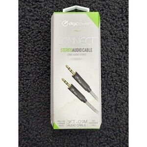 Digipower Tangle-Free Stereo Audio Cable 3' - NIB